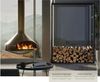 tectake Kaminholzregal Holzlager Tuby, für In- & Outdoor, 100,5x25x150cm, BxTxH:100.5x25x150,00 cm, Industrial-Look Bild 3