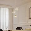 Lindby Hängeleuchte Piatra, Glas Creme IP20, 3 x 8 W LED Bild 3