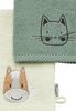 Sterntaler Waschlappen 2er Pack Bauernhof - Frottee Babywaschhandschuh aus saugfähiger, weicher Baumwolle, sorgt für Spaß beim Baden und Duschen - Baby und Kinder Waschlappen, steingrün Bild 4
