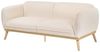 Sofa 3-Sitzer LJUNG Bouclé Hellbeige Bild 5