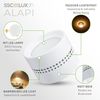SSC-LUXon LED Aufbaustrahler ALAPI Deckenspot weiß rund mit. 6W LED dimmbar GX53 warmweiß, Warmweiß Bild 4