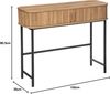 Konsole COLVA, Kommode, 100 x 35 x 80,5 cm Bild 3