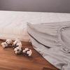 Blumtal® Basics Jersey Spannbettlaken Topper 100x200 cm -Oeko-TEX Zertifiziert, 100% Baumwolle Bettlaken, bis 7cm Topperhöhe, Moonlight Grey - Grau Bild 3