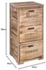 FIVE – Möbelstück auf Rädern, 3 Schubladen aus Holz, Stil Kiste Höhe 82 cm - 5five Simple Smart Bild 2