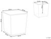 Aufbewahrungsbox SARANDI 40 cm 40 cm Taupe Bild 3