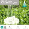 townssilk Kissenbezug Seide 100% 19mm Pure Maulbeerseide,Beidseitig Seide,für Haar Haut Gesundheit,kopfkissenbezug Seide,verstecktem Reißverschluss 600 Fadenzahl,1Stück,50x50 cm,Pattern Bild 2