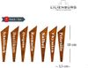 LB H&F Lilienburg Gartenstecker 6er SET Kräuterstecker Metall Metallstecker Kräutertopf (Rostschild Kennzeichnung Markierung Kräuter Kräutertopf Zubehör Samen Kräuter Pflanzen Roststecker zum Stecken Deko Kräutergarten Blumenstecker ROST KEIL, Pflanzsc... Bild 2