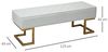 HOMCOM Sitzbank Sitzbank mit goldenen Beinen Bild 3