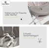 Lorelli Kinderhochstuhl Cookie, Bechervertiefung, abwaschbarer Stoff, klappbar grau Bild 4