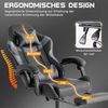 DUMOS Bürostuhl Ergonomisch Schreibtischstuhl mit Lendenwirbelstütze(Schwarz), Verstellbaren Armlehnen Drehstuhl, Höhenverstellbarer Office Chair Bild 4