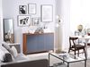Sideboard dunkler Holzfarbton / grau 3 Türen MEDFORT Bild 2