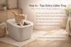 Nobby Katzentoilette Hop In anthrazit-weiß 58,5 x 39 x 39,5 cm Bild 2