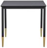 Esstisch schwarz / gold 80x80 cm SHALFORD Bild 4