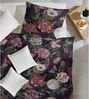 Primera Mako-Satin Bettwäsche 155x220 Blumen Wende schwarz 243215-84 Bild 4