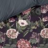 Primera Mako-Satin Bettwäsche 155x220 Blumen Wende schwarz 243215-84 Bild 5