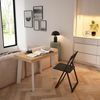 Skraut Home | Ausziehbarertisch | Multifunktionaler ausziehbarer | 220 | Für 10 Gäste | Hölzerne Beine | Moderner Stil | Eiche und weiß Bild 4