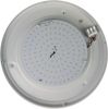 LED-Deckenleuchte rund, Opalglas matt, Dekorring Messing poliert, Ø 25cm Bild 2