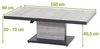 Bellani Lift-Tisch 160 x 90cm anthrazit/pine grey Bild 2