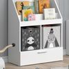 Kinderregal Luigi Weiß 72 x 96.2 cm mit Schublade und 2 Faltboxen opt. 2 Vicco Bild 5