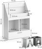 Kinderregal Luigi Weiß 72 x 96.2 cm mit Schublade und 2 Faltboxen opt. 2 Vicco Bild 3