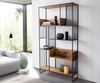 Bücherregal Lukeo 115x200 cm Akazie Natur Metall Schwarz Bild 3