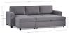 Julian Bowen Angel Schlafsofa mit Stauraum, Hellgrau, 3-Sitzer Bild 2