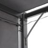 'PARGA' Garten-Pergola, mit LED-Beleuchtung, Stahl/Polyester Dunkelgrau, 310 x 310 x 215 cm Bild 5