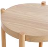 Beliani 'CONNELL' Beistelltisch, MDF Helles Holz, 49 x 25 x 25 cm Bild 4