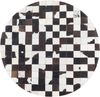 Teppich Kuhfell schwarz-weiß ⌀ 140 cm Patchwork BERGAMA Bild 4