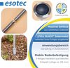 PIR Solarleuchte Asinara pro, Duo Color, Bewegungsmelder, Akku, LED Standleuchte, Steckleuchte, Außenleuchte, Wegeleuchte, Metall, außen, IP44, wetterfest, silber, H=70cm, 102530 Bild 5