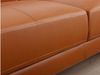 Vente-unique - EXCELSIORA Sofa Leder Braun - B 165 cm x H 74 cm x L 265 cm Bild 5