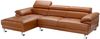 Vente-unique - EXCELSIORA Sofa Leder Braun - B 165 cm x H 74 cm x L 265 cm Bild 3