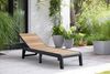 Keter Avon Sonnenliege für Garten oder Pool mit 4-Fach Verstellbarer Rückenlehne, klappbare Gartenliege, Holzoptik, 191.5 x 58 x 4.5 cm, pflegeleicht, wetterfest und UV-beständig Bild 5