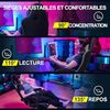 GTPLAYER Gaming-Stuhl Bürostuhl mit Massagefunktion, Fußstütze, Kopfstütze (Packung), Ergonomischer Gamer Stuhl Maximale Belastung 150 kg, 360° drehbar Bild 5