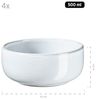 Frühstücksgeschirr Set für 4 Personen mit henkellosen Kaffeebechern, moderne nordische Formen, 12-teiliges Service; Blau Bild 5