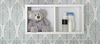 Hängeregal >Filou< 2 Fächer, Weiß, Dekorfolie - 25x50x20cm (BxHxT) Bild 2