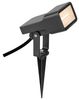SLV SYNA WIDE, Erdspiessleuchte, 2200 K, 115°, IP65, eckig, schwarz - Strahler (Outdoor) Bild 3