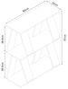 Beistelltisch Nome 60x22x57cm Eicheoptik [en. casa] Bild 2