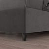 Talamo Italia - Schlafsofa Algisa, Großes 2-Sitzer-Sofa, 100% Made in Italy, Wohnzimmersofa mit drehbarer Öffnung, aus gepolstertem Stoff, mit schmalen Armlehnen, Cm 180x95h90, Blau Bild 3