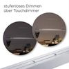 SellTec LED Pendelleuchte LED Pendellampe Touchdimmer, Farbtemperaturregelung (CCT),warmweiß - tageslichtweiß, Dimmbar über Touchdimmer, Touchschalter, 3xLED/ 14Watt, warmweiss-kaltweiß (CCT), ausziehbar höhenverstellbar, Lichtwechsel, dimmbar Bild 5