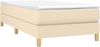 vidaXL Polsterbett, Stoff, 25,0 cm, Creme, 80x200 cm, Natur Bild 4