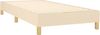 vidaXL Polsterbett, Stoff, 25,0 cm, Creme, 80x200 cm, Natur Bild 5