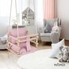 MAMOI® Babyschaukel Holz | Indoor Babyschaukel | Kinderschaukel Indoor | Babyschaukel 3 in 1 + SICHERHEITSGURT | Holzschaukel Baby | Kleinkindschaukel | Kinderschaukel | CE | 100% ECO | Made in EU Bild 5