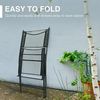 Homecall Klappbarer Gartenstuhl - (Schwarz) Bild 5