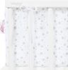 babybay Nestchen Piqué passend für Modell Boxspring XXL, weiß Sterne perlgrau Bild 3