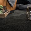 Paco Home Waschbarer Teppich Wohnzimmer Schlafzimmer Kurzflor rutschfest Flauschig Weich Moderne Einfarbige Muster, Grösse:100x200 cm, Farbe:Schwarz Bild 2