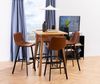 Barhocker 2er-Set OREGON, Kunstleder, Cognac Bild 2