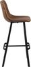 Barhocker 2er-Set OREGON, Kunstleder, Cognac Bild 4