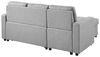 ATLANTIC home collection Ecksofa Gino L-Form, mit Schlaffunktion und Stauraum, Recamiere beidseitig montierbar Bild 4