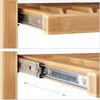 Relaxdays Computertisch Holz mit Tastaturauszug Bild 5